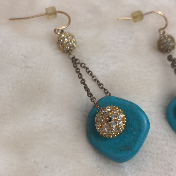 Nordstrom Turquoise Drop Earrings - Picture 2 of 6